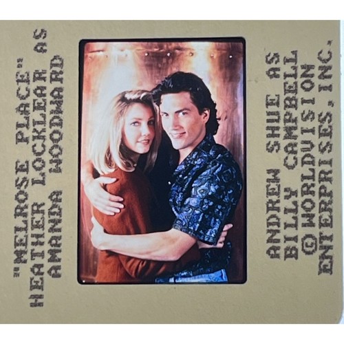 Melrose Place Original 35MM Press Kit Slide Heather Locklear Andrew Shue