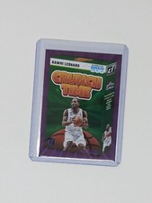 2023-24 Donruss #8 Kawhi Leonard Crunch Time Purple Press Proof