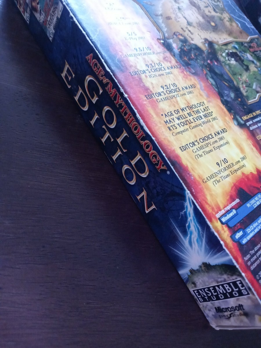 Age of Mythology Gold Edition with Titans Expansion Pack PC CD Rom