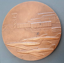 Médaille Aviation 6° Aéroport Antilles Guyane bronze 1975 ORIGINAL MEDAL