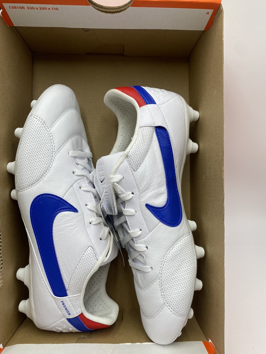 Size 8 - Nike Premier 3 FG White Royal Red for sale online
