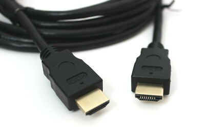 6ft HDMI High Speed with Ethernet, 1080p/120Hz, 4K, 3D - PACK OF 2 OR 3