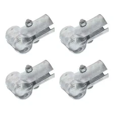 VIVIDA End Rail Clamps 1-5/8 Inch Chain Link Fence Fittings Panel T Connector...