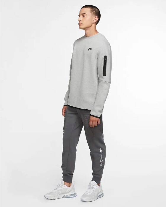 NIKE｜TECH FLEECE CREW｜S Nike Sportswear Tech Fleece Crew Shirt - Men's - Als.com