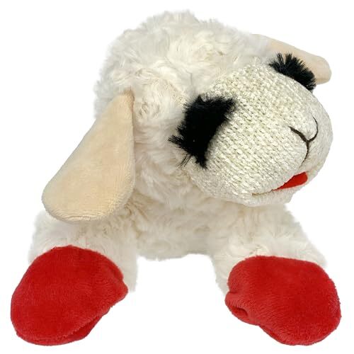 Multipet Plush Dog Toy, Lambchop/Tan, Small 10" White eBay
