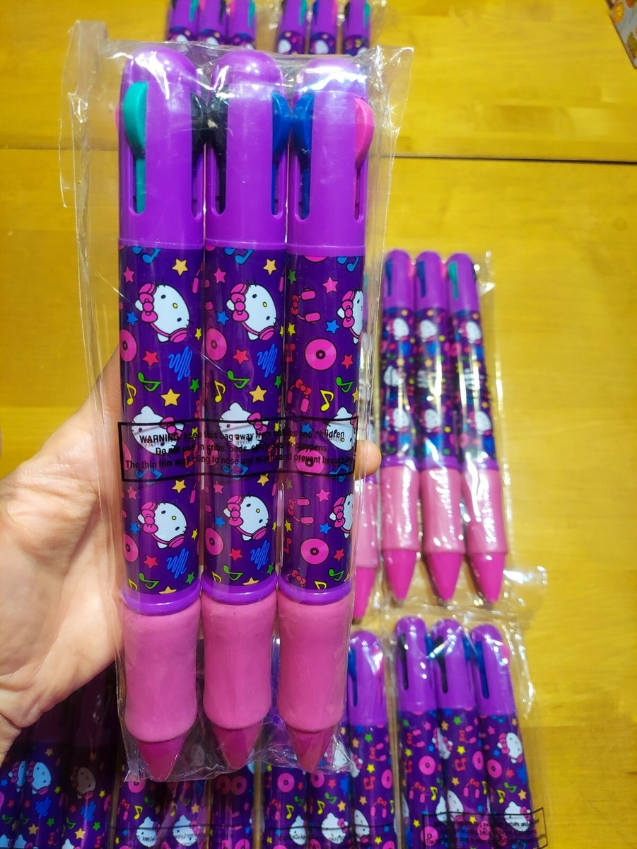 Hello Kitty Jumbo Giant Multi Color 1 Pack of 3 Pens School