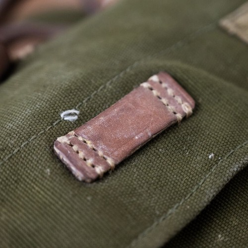 Romanian Military Vintage Canvas Shoulder Bag, Used. - Picture 5 of 6