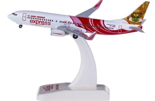 Modelo de avión de pasajeros fundido a presión Hogan AIR INDIA BOEING 737-800 1:500 - Imagen 1 de 4