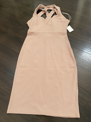 blush pink bodycon midi dress Blush Pink Sexy Long Sleeve Bodycon Midi Dress  Lexie Starr Style