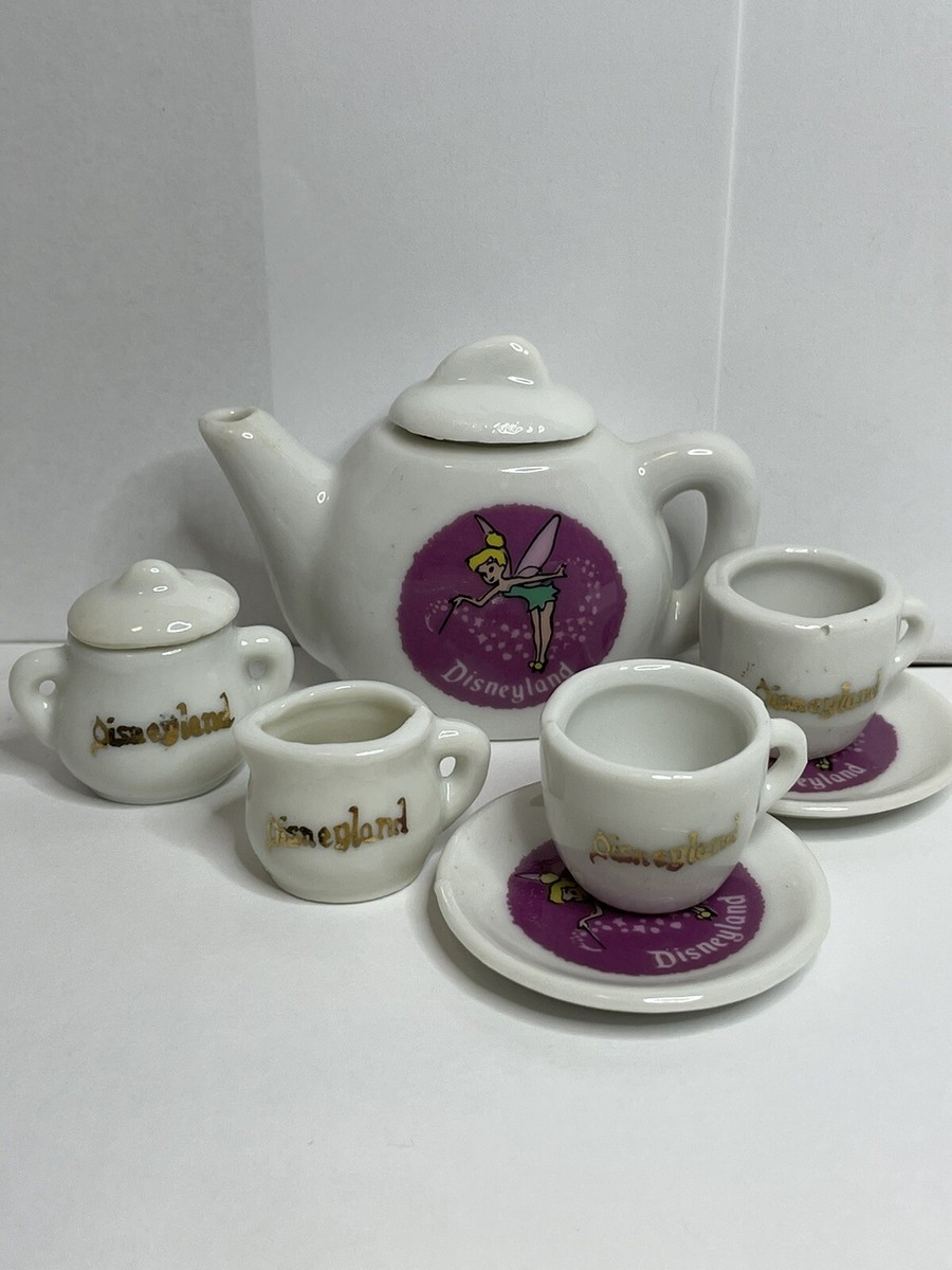 Vintage Disneyland Tinker Bell Miniature Tea Set | eBay