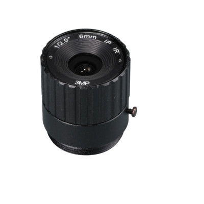 CCTV Camera Lens 3MP Focal Length 6mm CS Mount HFOV 58° Format 
