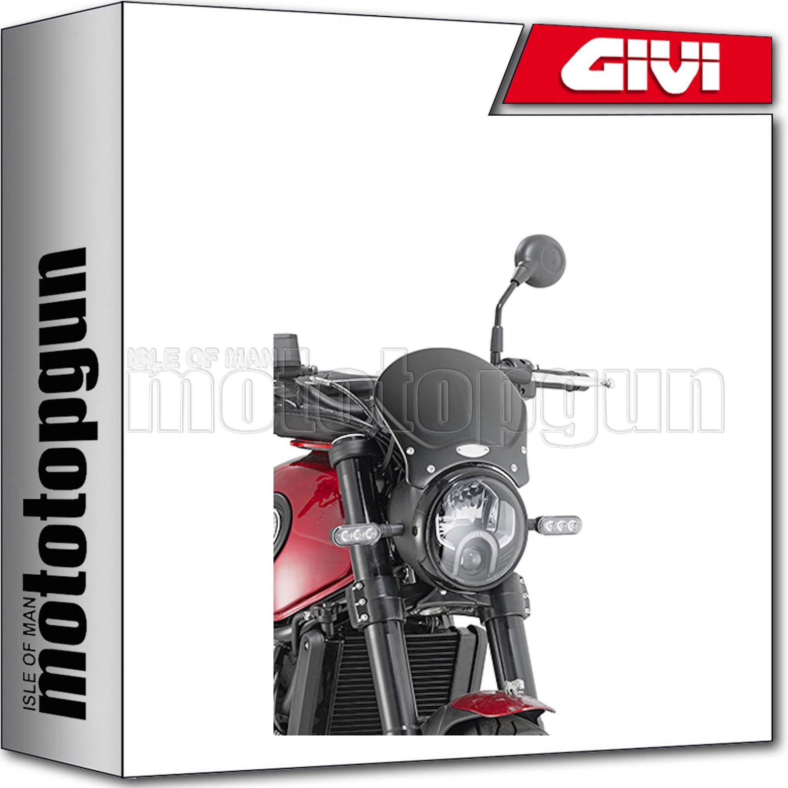 GIVI 100ALB CUPOLINO CAFE RACE BENELLI LEONCINO 500 / TRAIL 2021 21 2022 22