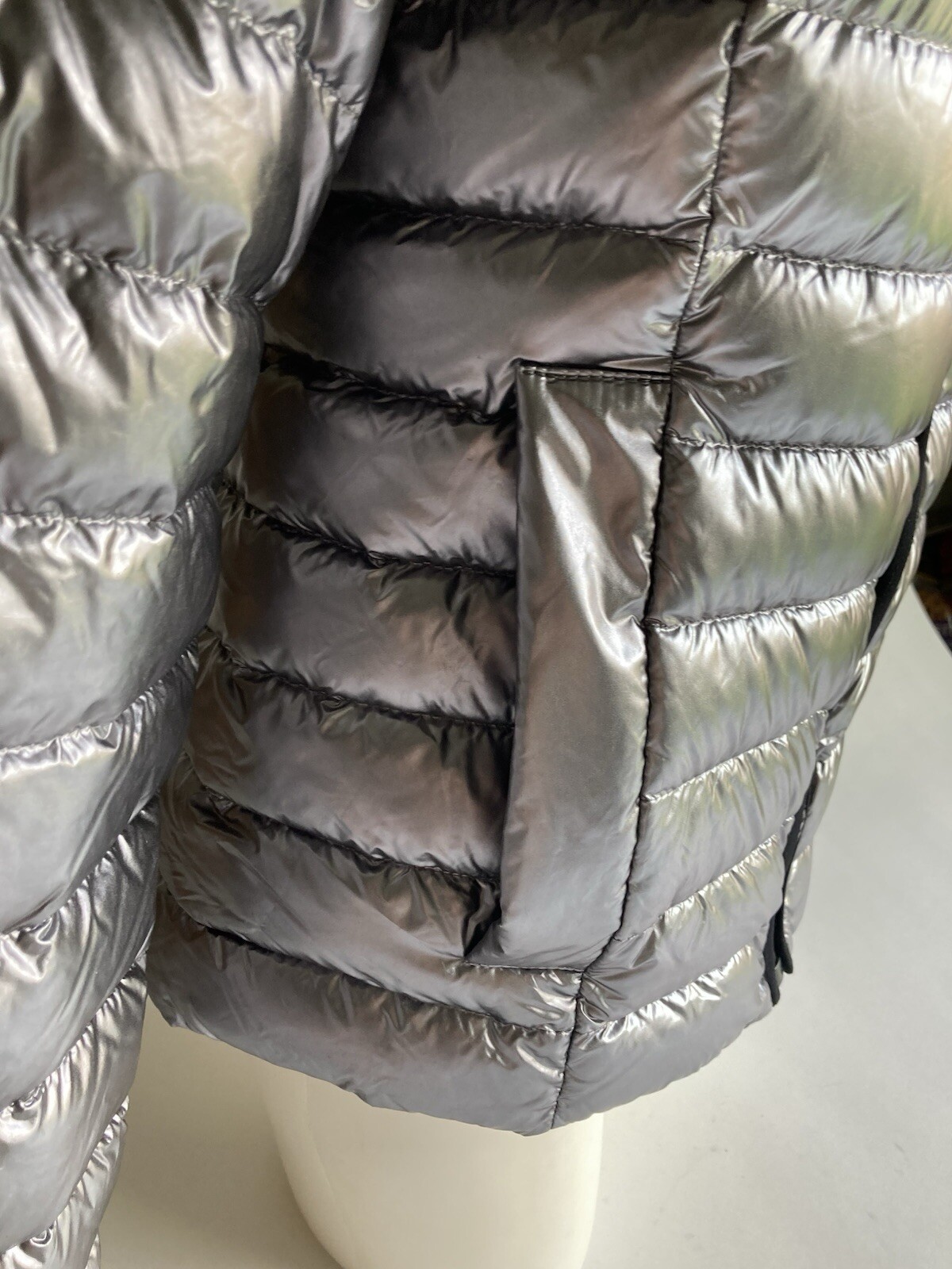 Coach Silver Grey Polyamide Duck Down Packable Ho… - image 4