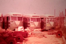 QQF10 BUS, STREET CAR, SUBWAY Train 35mm Slide Passenger 1963 MTA alaska st