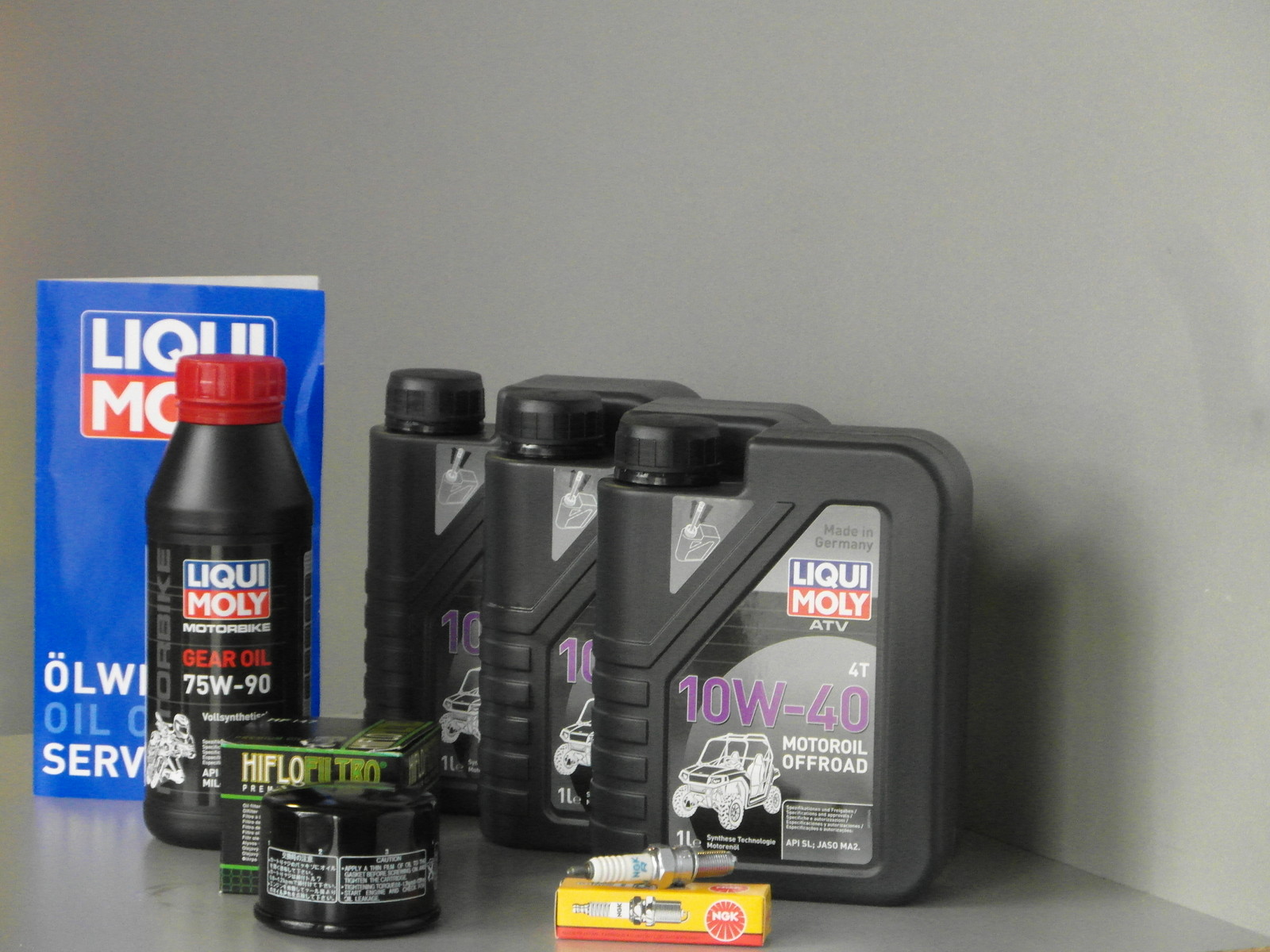 Maintenance - Set Atv/Quad Kymco MXU 550 4x4/2x4, Service - Oil Filter, Candle