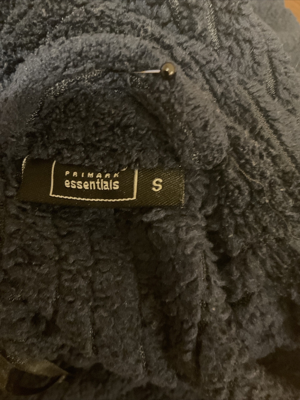 Men’s Dressing Gown. Primark. Navy. Ribbed Pattern. Small. No Belt. eBay