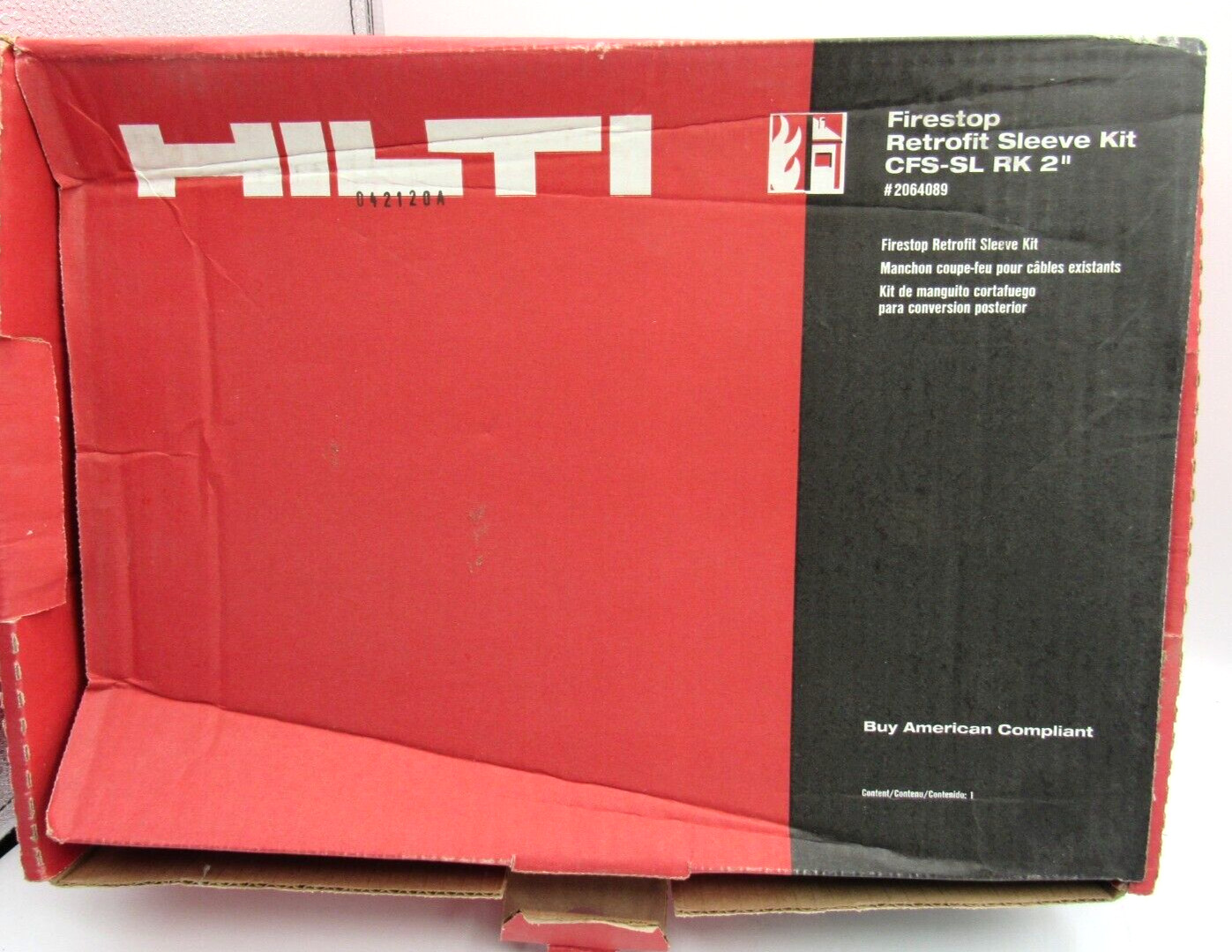 HILTI CFS-SL RK 2'' Firestop Retrofit Sleeve Kit