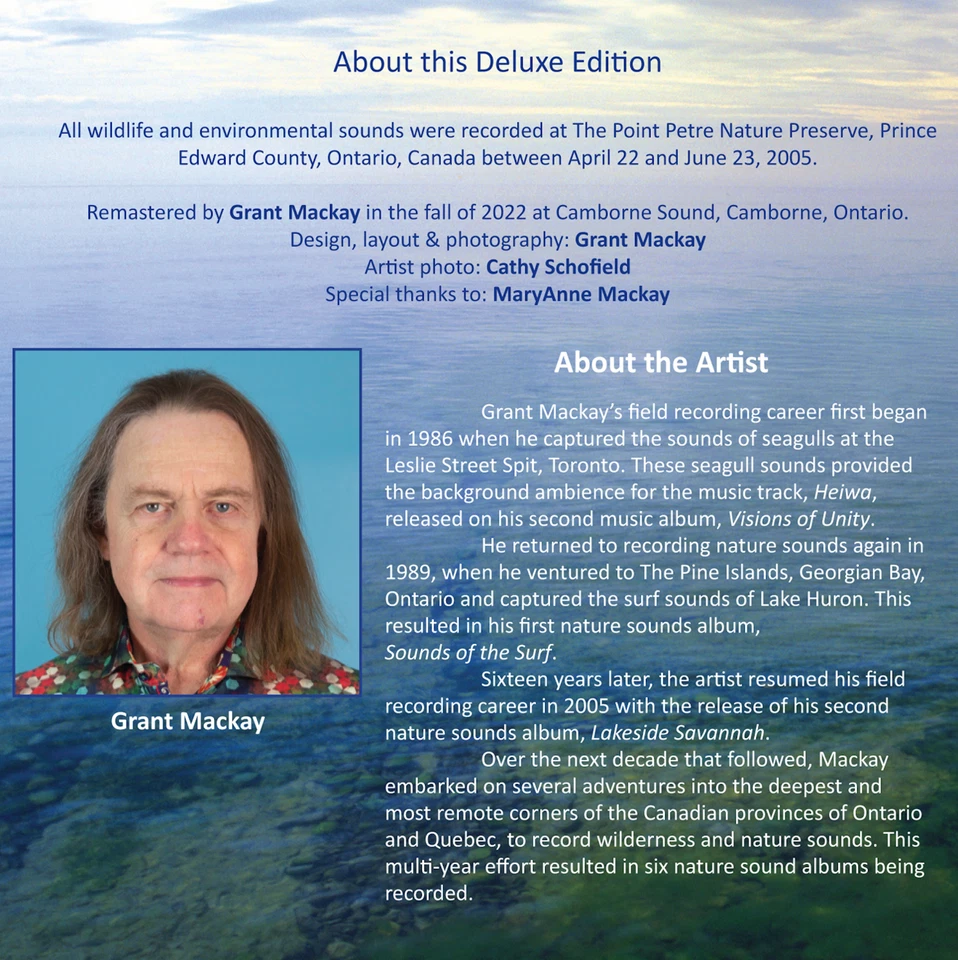 Lakeside Savannah: Nature Sounds from Point Petre (Deluxe Edtion) CD - Image 2 of 2