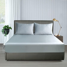 Bamboo Viscose Fitted Sheet 1 Pack King Size Only,400 Thread Count Fitted Sheet