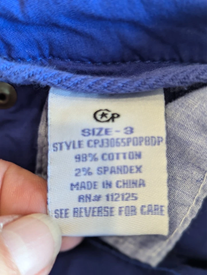 Celebrity Pink Jeans Pockets Blue Casual Shorts CPJ3065P0P8DP Women's Size 3 - Image 4 of 4