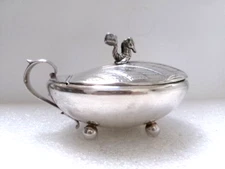 Silver Metal Caviar Container (Orf. Art Krupp Berndorf)