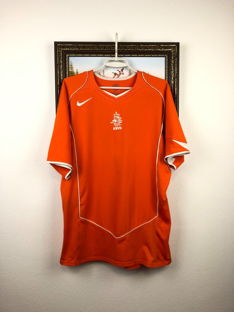 Netherlands Home football shirt 2004 Soccer Nike Jersey Mens