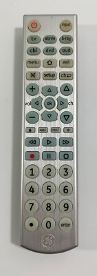 GE UltraPro Universal Remote Control SRC4516-1 Tested & Works