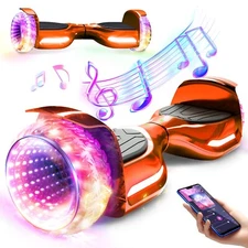 Electric Hoverboard 6.5'' LED Bluetooth Speaker Self-Balancing 360° Rotation