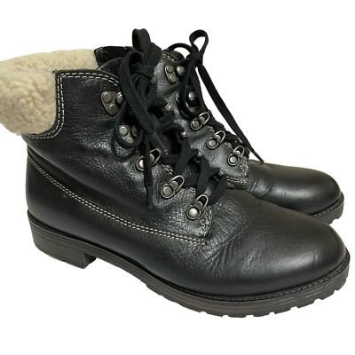 Naturalized Women s N5 Comfort Bootie Sz 7.5 Black Fleece Lined Cushioned