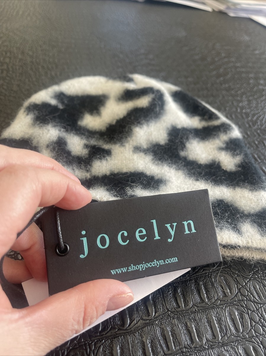Jocelyn Hat Black & White Beanie Soft Feeling Jocelyn Hat Black & White Beanie Soft Feeling one size | eBay main image 2