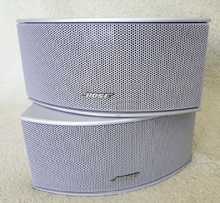 2 Bose 321 Gs /Gsx Series Il / Ill Gemstone Speakers Silver