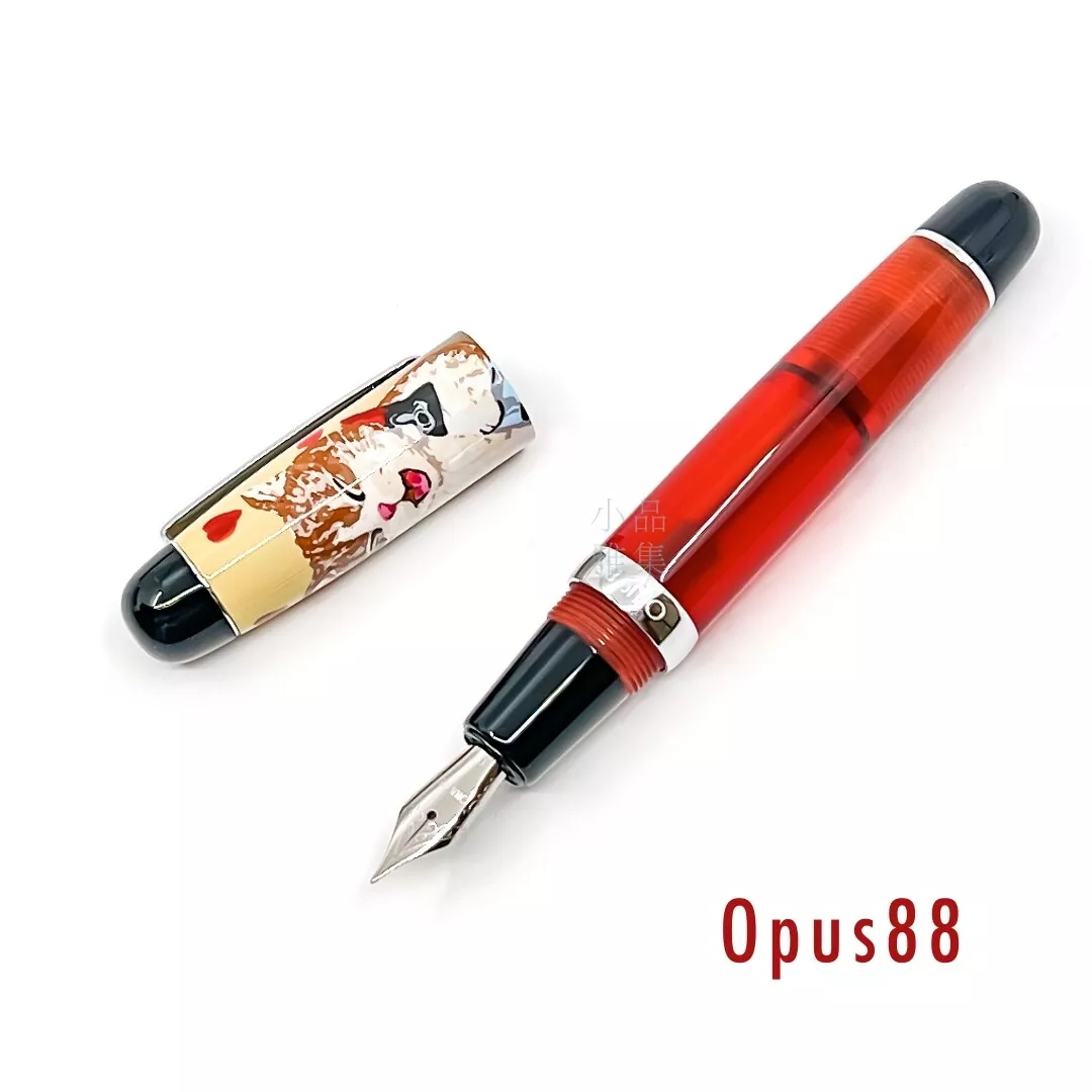 Opus 88 Mini Short Edition Wine Cat Fountain Pen