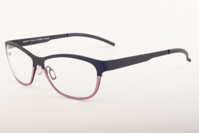 Orgreen LANA 387 Matte Black & Rose / Matte Black Titanium Eyeglasses 57mm