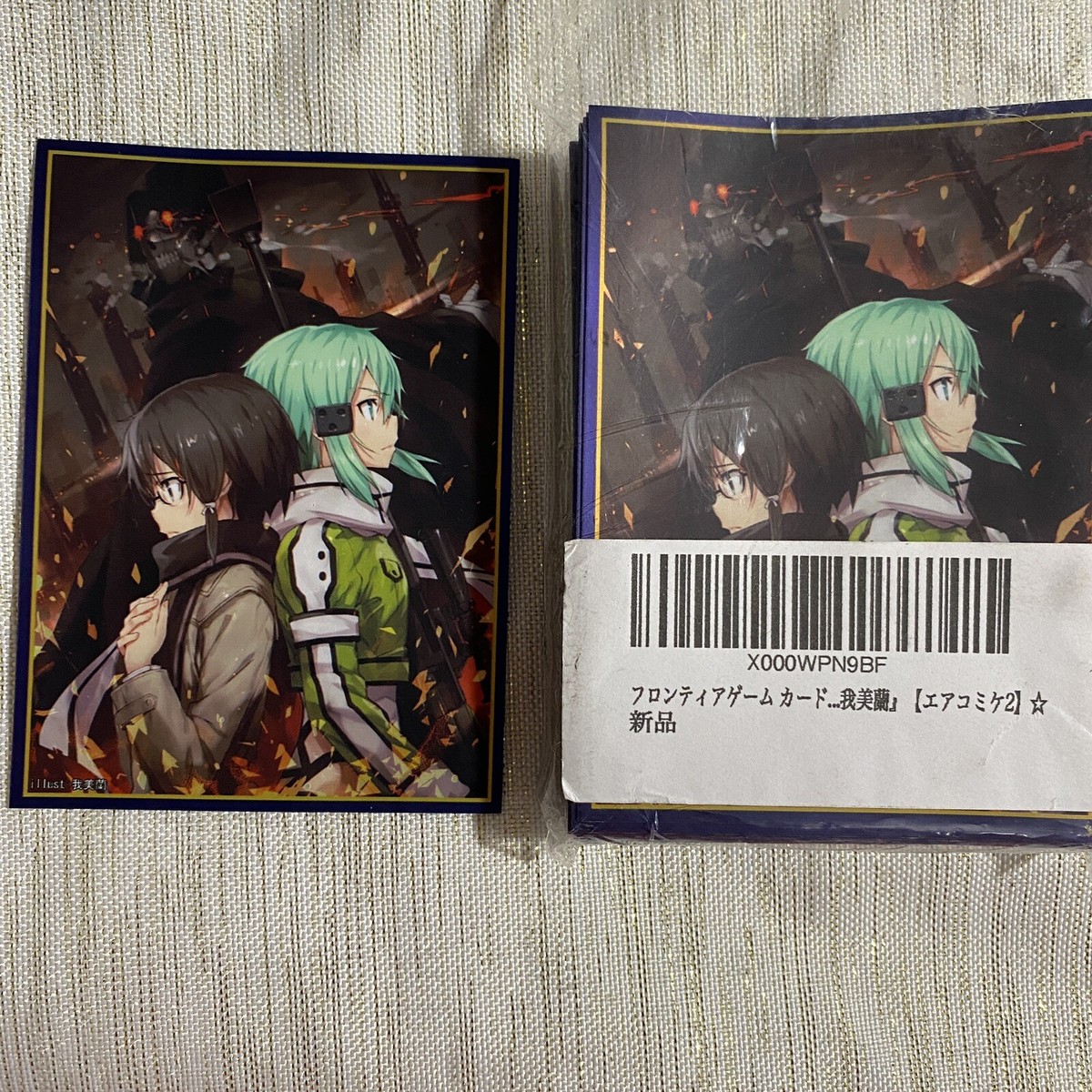 TCG Sword Art Online Doujin Sinon Card Sleeve Limited 60 Count Gun