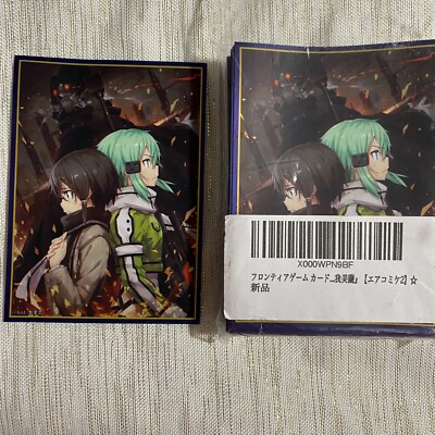 sinon card sleeves Sword Art Online II Phantom Bullet Small Deck Protector 60ct main image 1