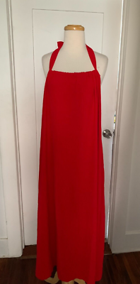 See You Monday Los Angeles Red Halter Dress Size M NWT | eBay