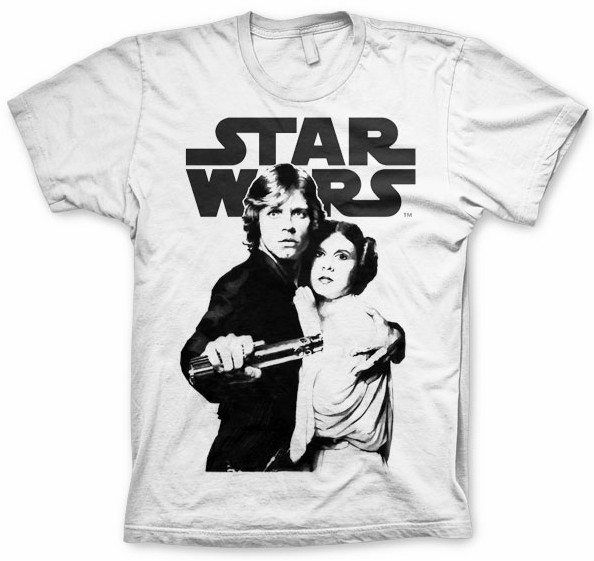 Star Wars Luke Leia T-Shirt Officially Licensed | eBay
