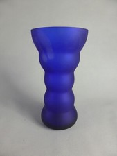 BELLISSIMO VASO IN VETRO BLU NOTTE VASO IN VETRO
