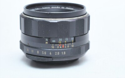 Asahi Pentax Classic SMC Takumar 55mm 1.8 Prime Standard Lens M42/257