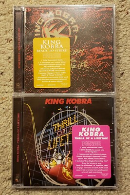 KING KOBRA - 2 CD Rock Candy Remastered Edition Bundle