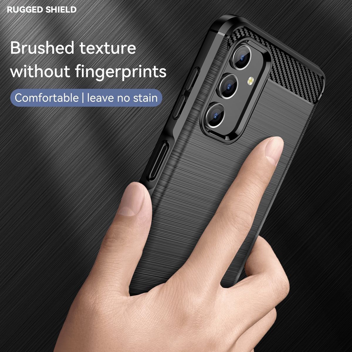 Schutz Handy Hülle für Samsung Galaxy S21 S22 S23 Plus Ultra Case Bumper Carbon