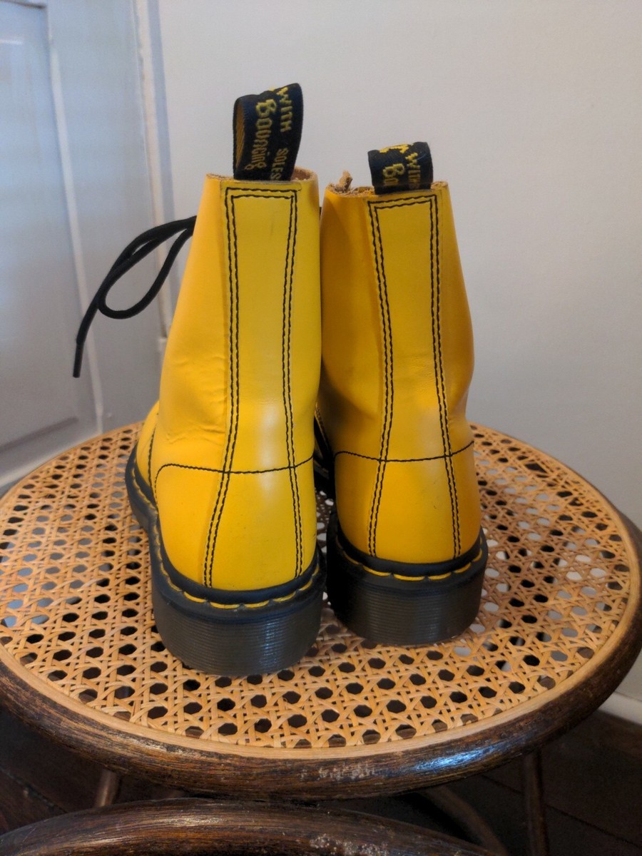 Dr. Martens Rare Yellow Hincky Wink Boots UK 4 US 6 | eBay Dr. Martens Rare Yellow Hincky Wink Boots UK 4 US 6 | eBay