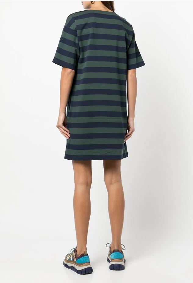 Abito Tory Burch in jersey a righe taglia L 10 12 (nuovo con etichette) 298€