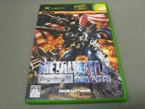 Metal Wolf Chaos Xbox From Software Used Japan Import Tested Working Boxed F/S