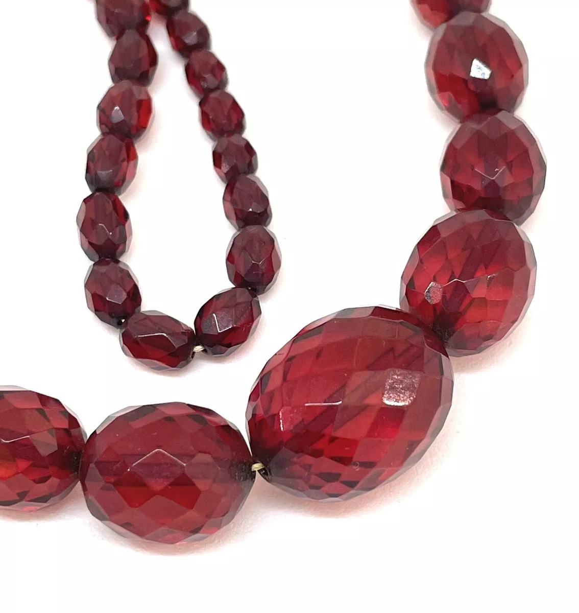 Bakelite 2024 bead necklace