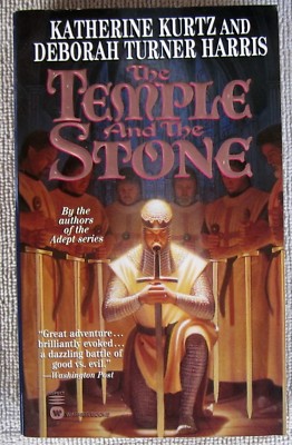 The Temple and the Stone (Knights) by Katherine Kurtz Deborah Turner Harris PB 