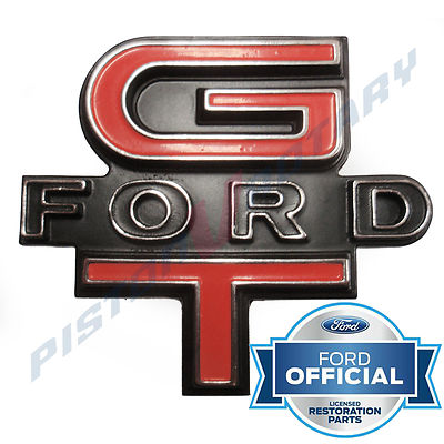 GT FORD Grille Badge , Chrome , BRAND NEW , for XW Ford Falcon 351 GS Grill