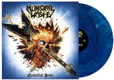 Municipal Waste ''Electrified Brain'' (Blue Marble Vinyl) (Brand New) (Sealed)