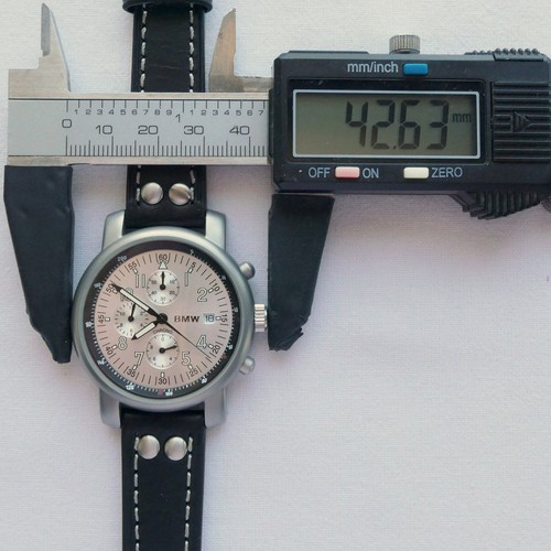 BMW M Power Motorsport Racing Classic M3 Sport Car Accessory Chronograph Watch - Picture 20 of 24