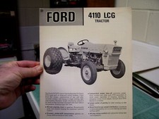 1965 Ford 4110 LCG Tractor Sales Brochure, Original